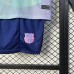 25/26 Kids Barcelona Special Edition Green Pink Kids Jersey Kit Short Sleeve (Shirt + Short)-1482023