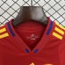 Retro 2010 Kids Spain Home Red Kids Jersey Kit Short Sleeve (Shirt + Short)-4279225