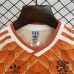 Retro 1988 Kids Netherlands Home Orange Kids Jersey Kit Short Sleeve (Shirt + Short)-122281