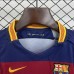 Retro 15/16 Kids Barcelona Home Navy Blue Red Kids Jersey Kit Short Sleeve (Shirt + Short)-5242361