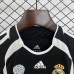 Retro 06/07 Kids Real Madrid Away Black White Kids Jersey Kit Short Sleeve (Shirt + Short)-6325024