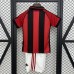 Retro 98/99 Kids AC Milan Home Red Black Kids Jersey Kit Short Sleeve (Shirt + Short)-8384740