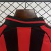 Retro 98/99 Kids AC Milan Home Red Black Kids Jersey Kit Short Sleeve (Shirt + Short)-8384740