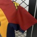 Retro 01/02 Kids Roma Home Yellow Red Kids Jersey Kit Short Sleeve (Shirt + Short)-7685140