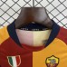 Retro 01/02 Kids Roma Home Yellow Red Kids Jersey Kit Short Sleeve (Shirt + Short)-7685140