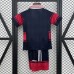 Retro 97/99 Kids Bayern Munich Home Nvay Blue Red Kids Jersey Kit Short Sleeve (Shirt + Short)-5445505