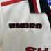 Retro 97/98 Kids Manchester United M-U Away White Kids Jersey Kit Short Sleeve (Shirt + Short)-735629