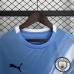 25/26 Manchester City Home Blue White Jersey Version Short Sleeve-6599144