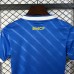 25/26 Kids Real Madrid Third Away Blue Kids Jersey Kit Short Sleeve (Shirt + Short)-3378315