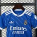 25/26 Kids Real Madrid Third Away Blue Kids Jersey Kit Short Sleeve (Shirt + Short)-3378315