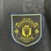 25/26 Kids Manchester United M-U Third Away Black Yellow Kids Jersey Kit Short Sleeve (Shirt + Short)-2896954