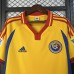 Retro 2000 Romania Home Yellow Jersey Version Short Sleeve-7814433