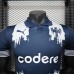 25/26 Monterey Home Navy Blue White Jersey Version Short Sleeve (Player Version)-1078646