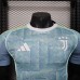 25/26 Juventus Away Blue White Jersey Version Short Sleeve (Player Version)-5928684