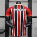 25/26 Sao Paulo Away Red Black Jersey Version Short Sleeve (Player Version)-9926149
