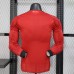 25/26 Manchester United M-U Home Red Jersey Version Long Sleeve (Player Version)-3420152