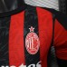 25/26 AC Milan Home Black Red Jersey Kit Short Sleeve (Shirt + Short) (Player Version)-9716067