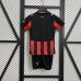 25/26 Kids AC Milan Home Red Black Jersey Kit Short Sleeve (Shirt + Short)-3594082