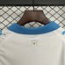 25/26 Kids Marseille Home White Blue Jersey Kit Short Sleeve (Shirt + Short)-1310024