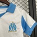 25/26 Kids Marseille Home White Blue Jersey Kit Short Sleeve (Shirt + Short)-1310024