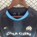 25/26 Marseille Away Black Blue Jersey Version Short Sleeve-1555998