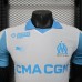 25/26 Marseille Home White Blue Jersey Version Short Sleeve (Player Version)-9043789