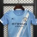 25/26 Kids Manchester City Home Blue Jersey Kit Short Sleeve (Shirt + Short)-9748198