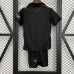 25/26 Kids Manchester City Away Black Jersey Kit Short Sleeve (Shirt + Short)-2625791