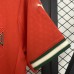 2025 Portugal Home Red Women Jersey Kit Short Sleeve-7794320