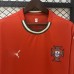 2025 Portugal Home Red Jersey Kit Long Sleeve-3343037