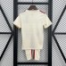 25/26 Kids Flamengo Third Away White Kids Jersey Kit Short Sleeve (Shirt + Short)-6554269