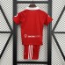 25/26 Kids Sevilla Away Red Kids Jersey Kit Short Sleeve (Shirt + Short)-5557878