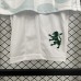 25/26 Kids Lisbon Away White Green Kids Jersey Kit Short Sleeve (Shirt + Short)-327785