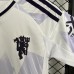 25/26 Kids Manchester United M-U Away White Purple Kids Jersey Kit Short Sleeve (Shirt + Short)-6256131