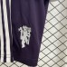 25/26 Kids Manchester United M-U Away White Purple Kids Jersey Kit Short Sleeve (Shirt + Short)-6256131