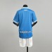 25/26 Kids Napoli Home Blue Kids Jersey Kit Short Sleeve (Shirt + Short)-2469553