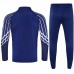 25/26 Paris Saint-Germain PSG Nvay Blue White Edition Classic Jacket Training Suit (Top+Pant)-1894278