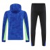 25/26 Barcelona Blue Hooded Edition Classic Jacket Training Suit (Top+Pant)-8902504