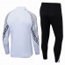 25/26 Paris Saint-Germain PSG White Black Edition Classic Jacket Training Suit (Top+Pant)-7343524