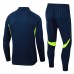 25/26 Real Madrid Navy Blue Edition Classic Jacket Training Suit (Top+Pant)-9094305