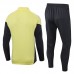 25/26 Real Madrid Yellow Black Edition Classic Jacket Training Suit (Top+Pant)-9367079
