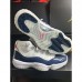 Air Jordan 11 AJ11 High Running Shoes-White/Blue-3626545