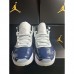 Air Jordan 11 AJ11 High Running Shoes-White/Blue-3626545