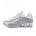 Air Max Shox TL Running Shoes-White/Silver-4616107