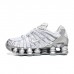 Air Max Shox TL Running Shoes-Silver/White-469531