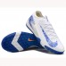 Air Zoom Mercurial Vapor XV Elite TF Soccer Shoes-White/Blue-8854719