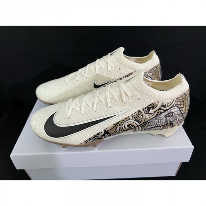 Air Zoom Mercurial Superfly IX Elite FG Soccer Shoes-Khaki/Black-2704473