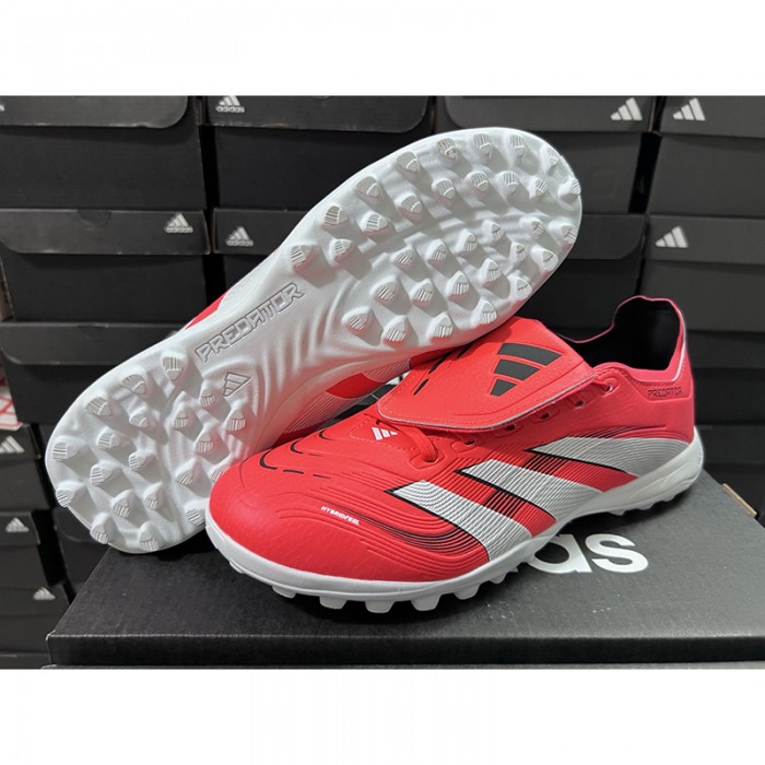 PREDATOR LEAGUE FT TURF Soccer Shoes-Red/White-8460342