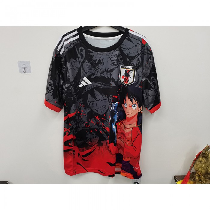 STOCK CLEARANCE [SIZE XL] 2024 Japan Special Edition Black Red Jersey Version Short Sleeve-8223651