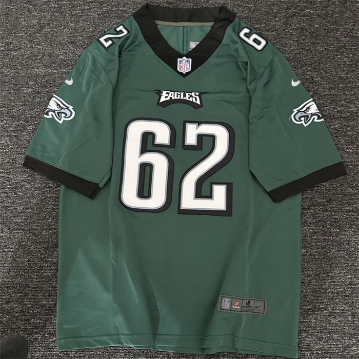 Philadelphia Eagles NFL Jersey Green Short Sleeve-6252064